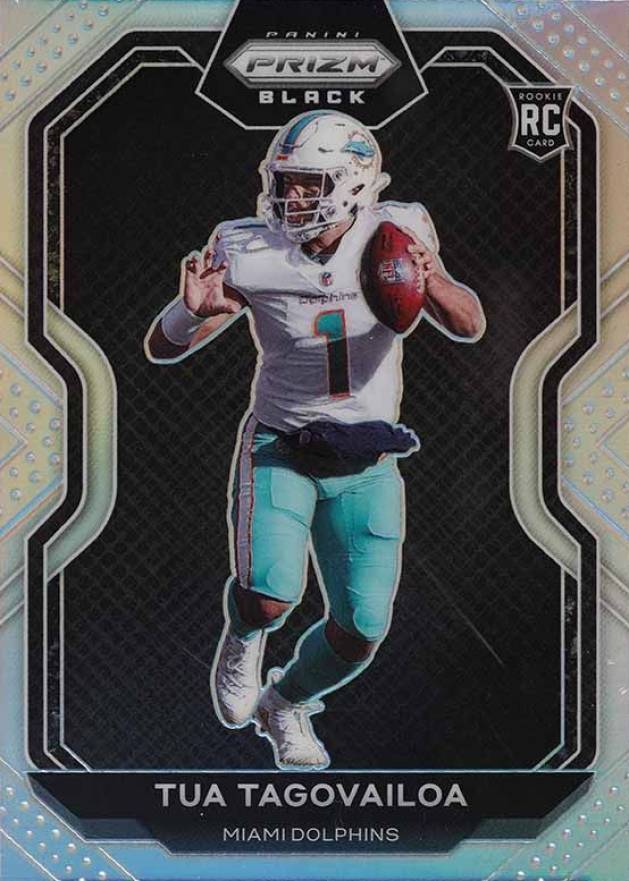 2020 Panini Chronicles Prizm Black Tua Tagovailoa #PB2 Football Card