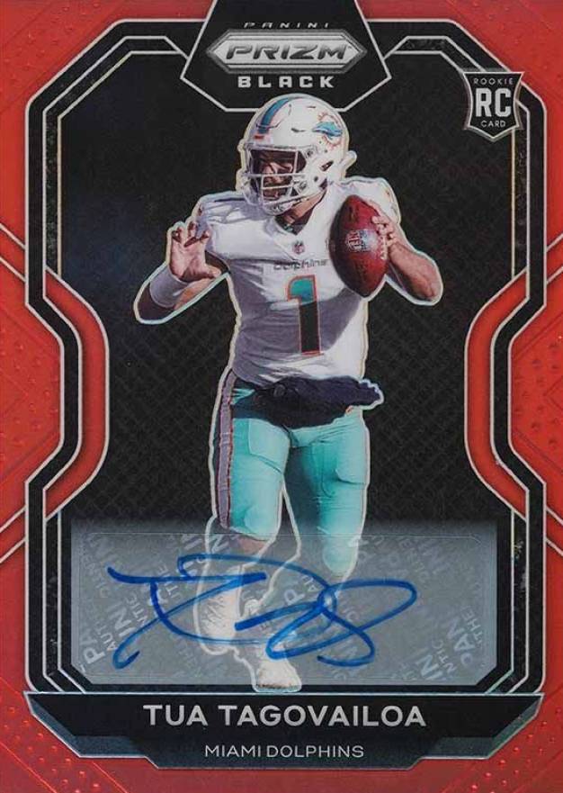 2020 Panini Chronicles Prizm Black Tua Tagovailoa #PB2 Football Card