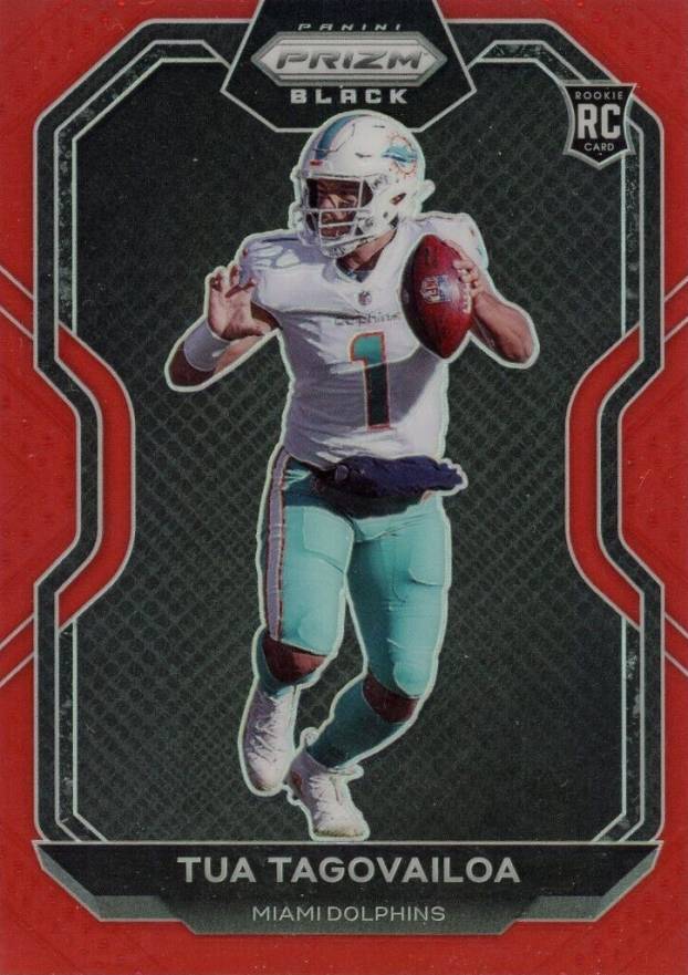 2020 Panini Chronicles Prizm Black Tua Tagovailoa #PB2 Football Card