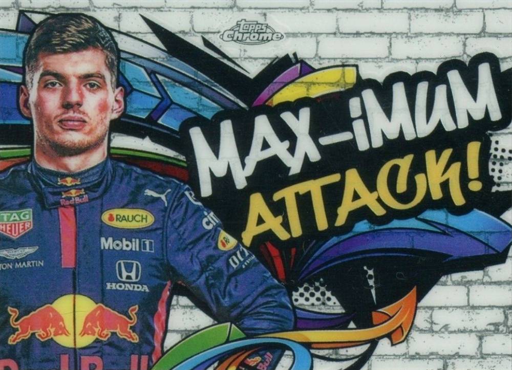 2020 Topps Chrome Formula 1 Track Tags Max Verstappen #5 Other Sports Card