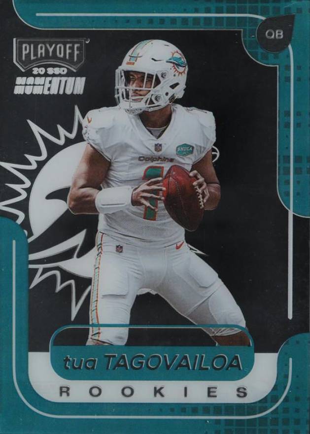 2020 Panini Chronicles Playoff Momentum Rookies Tua Tagovailoa #M2 Football Card