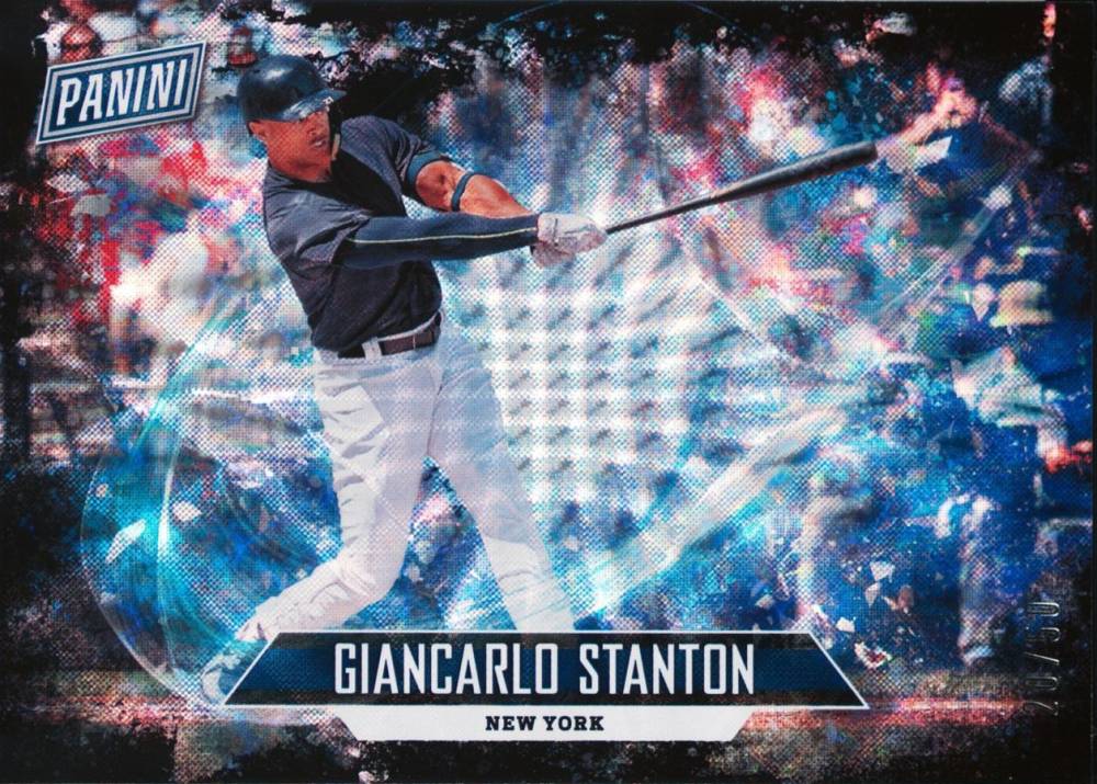 2018 Panini Father's Day Panini Collection Giancarlo Stanton #10 Baseball Card