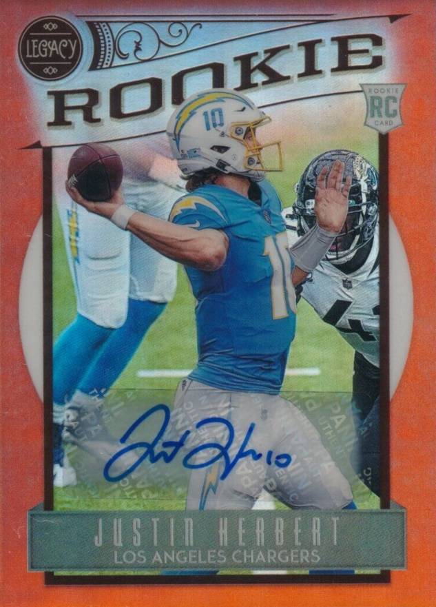 2020 Panini Chronicles Legacy Justin Herbert #203 Football Card