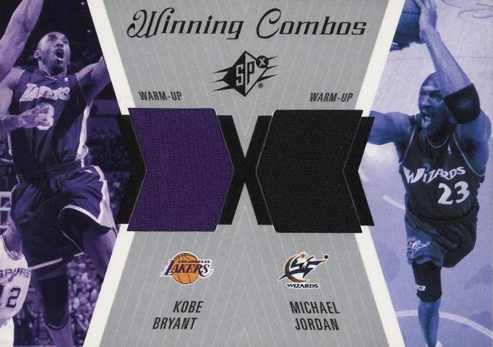 2003 SPx Winning Combos Kobe Bryant/Michael Jordan #WC42 Basketball Card