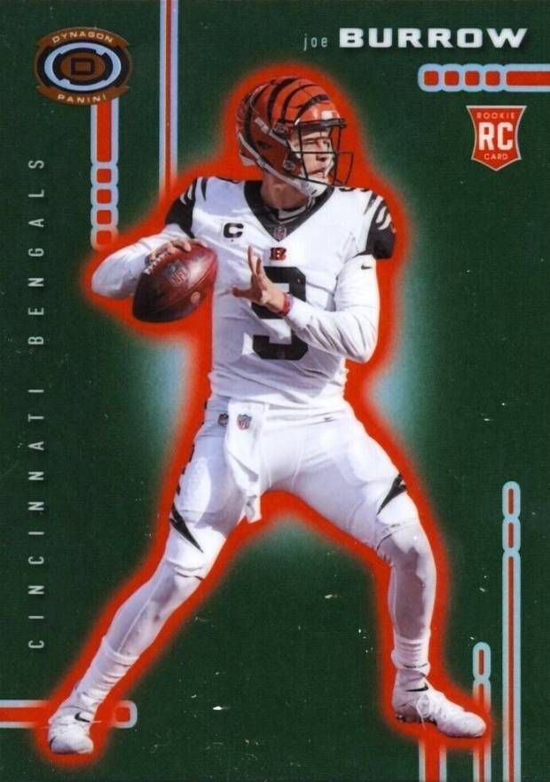 2020 Panini Chronicles Dynagon Rookies Joe Burrow #D1 Football Card