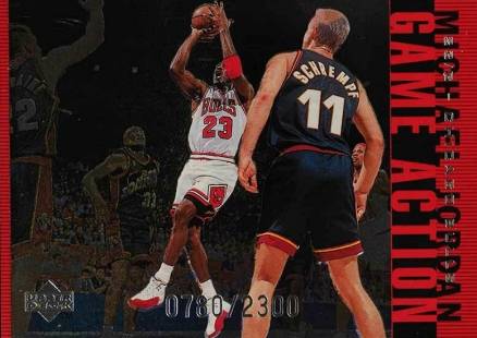 1998 Upper Deck MJ Living Legend Game Action Michael Jordan #G20 Basketball Card