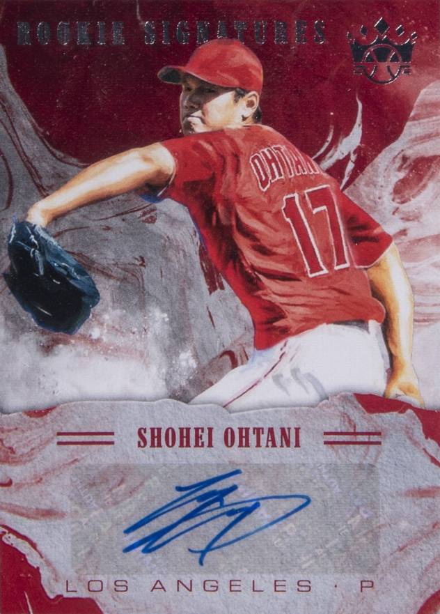 2018 Panini Diamond Kings DK Rookie Signatures Shohei Ohtani #S-SO Baseball Card