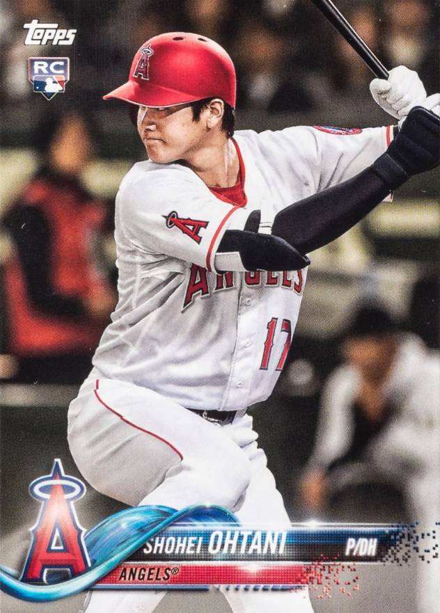 2018 Topps Team Set los Angeles Angels Shohei Ohtani #A-17 Baseball Card