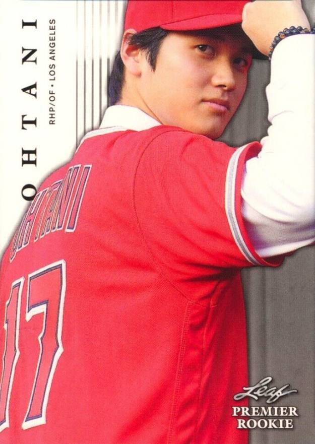 2018 Leaf Premier Rookies Shohei Ohtani #PR-01 Baseball Card