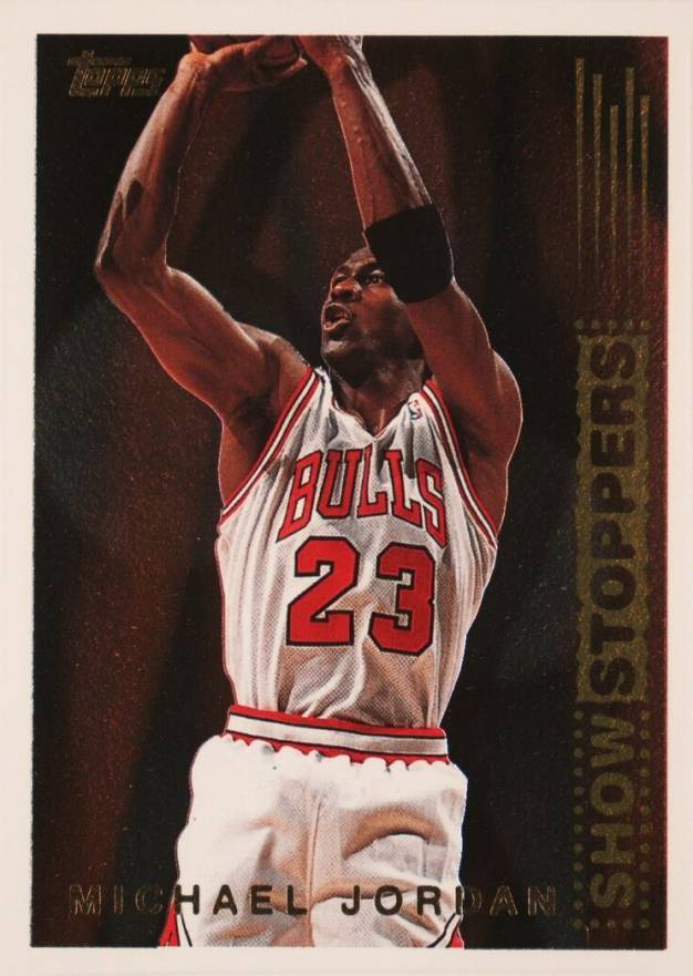 1995 Topps Show Stoppers Michael Jordan #SS1 Basketball Card