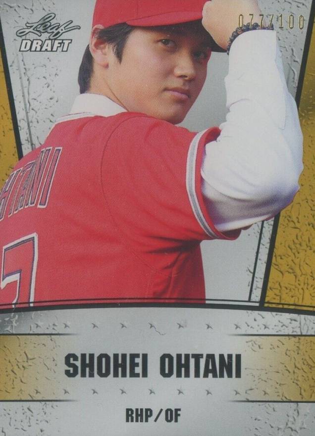 2018 Leaf Draft Ohtani Draft Silver Shohei Ohtani #DS-01 Baseball Card