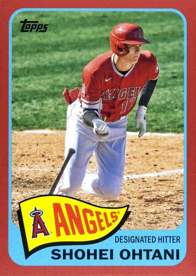 2021 Topps 1965 Topps Redux Shohei Ohtani #T654 Baseball Card