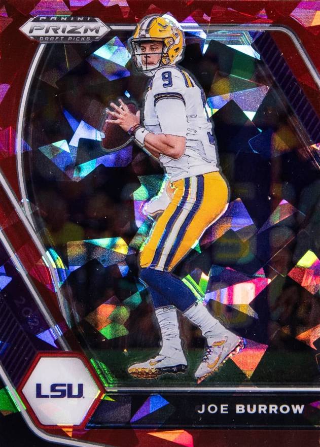 2021 Panini Prizm Draft Picks Joe Burrow #3 Football Card