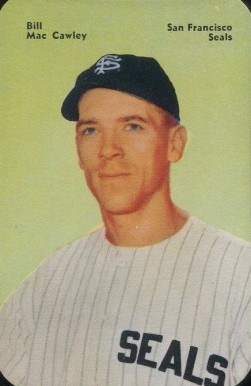 1952 Mother's Cookies Bill MacCawley #11 Baseball Card