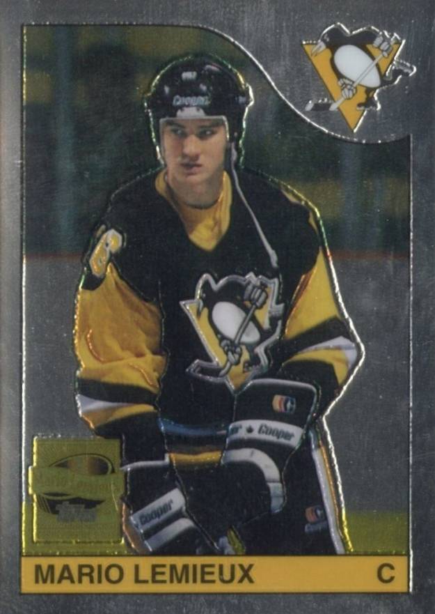 2000 Topps Chrome Mario Lemieux Reprint Mario Lemieux #1 Hockey Card