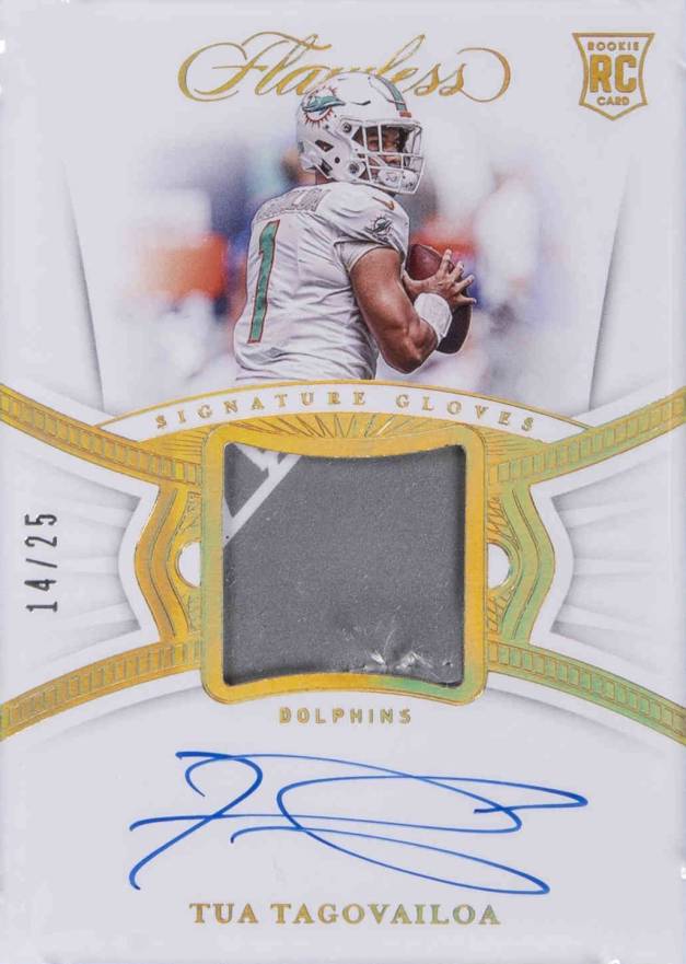 2020 Panini Flawless Signature Gloves Tua Tagovailoa #SGTTA Football Card