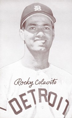 1947 Exhibits 1947-66 Rocky Colavito # Baseball Card