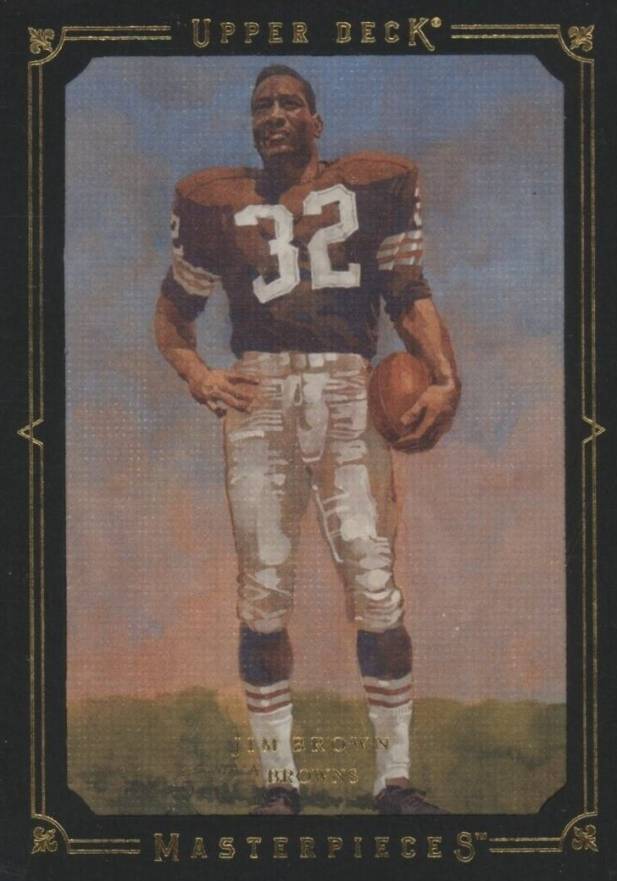 2008 Upper Deck Masterpieces Jim Brown #43 Football Card