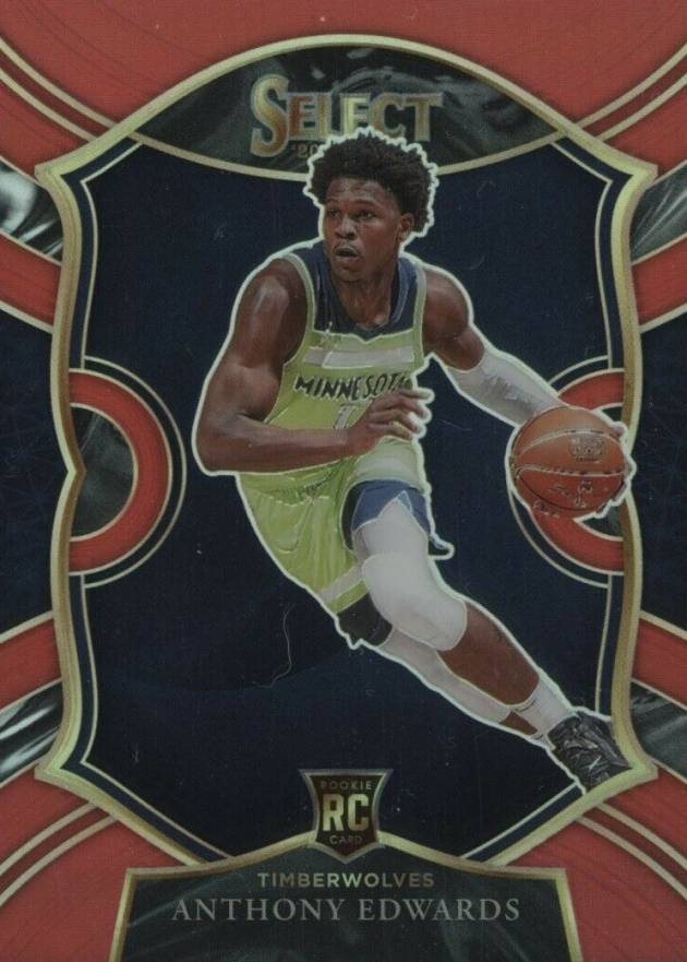 2020 Panini Select Anthony Edwards #61 Basketball Card