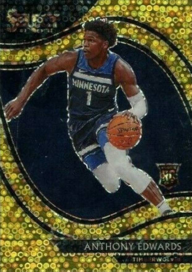 2020 Panini Select Anthony Edwards #300 Basketball Card