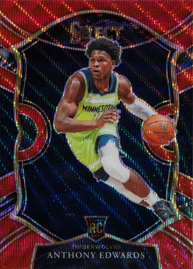 2020 Panini Select Anthony Edwards #61 Basketball Card