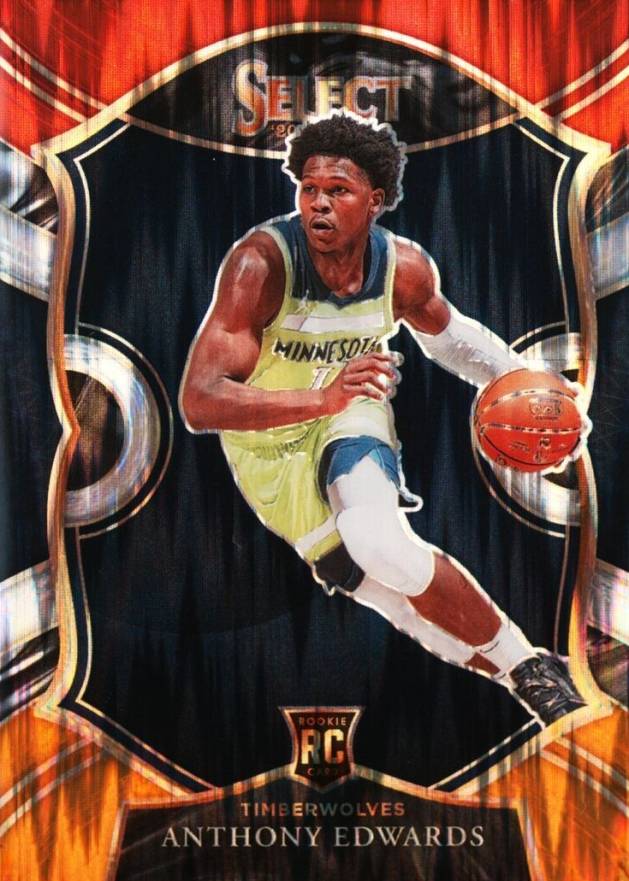 2020 Panini Select Anthony Edwards #61 Basketball Card