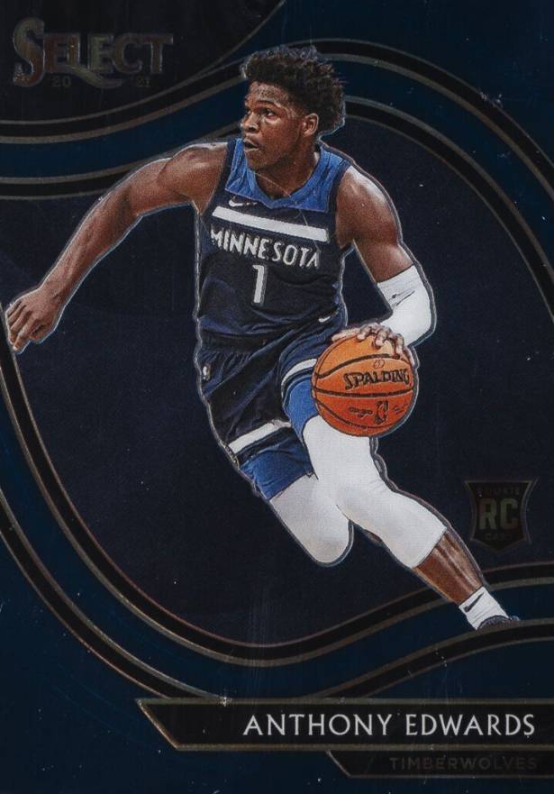 2020 Panini Select Anthony Edwards #300 Basketball Card