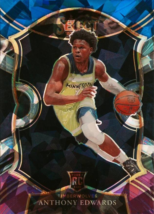 2020 Panini Select Anthony Edwards #61 Basketball Card