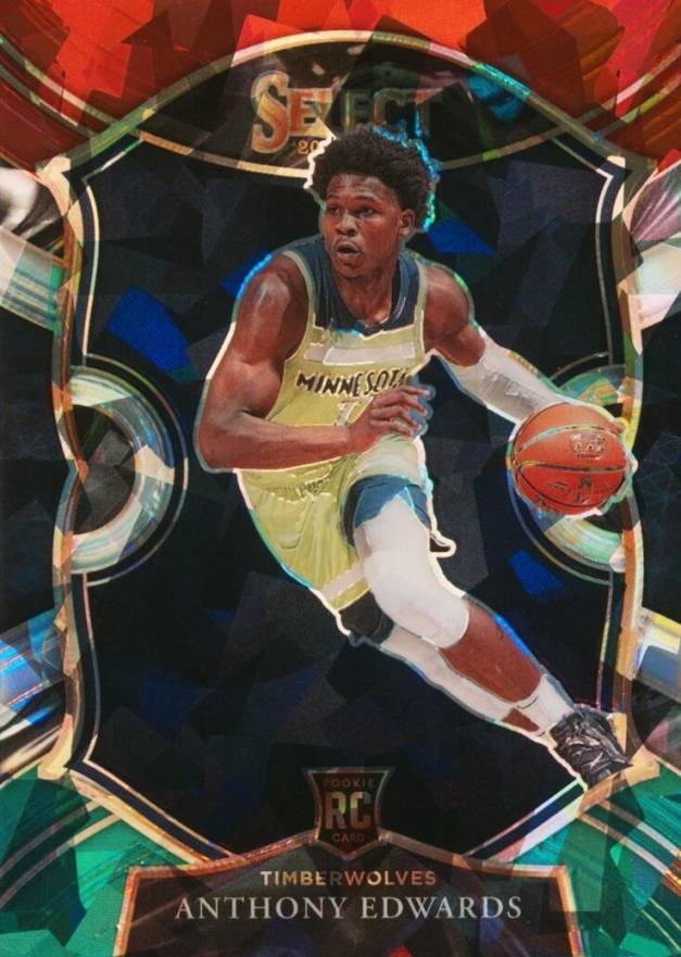 2020 Panini Select Anthony Edwards #61 Basketball Card