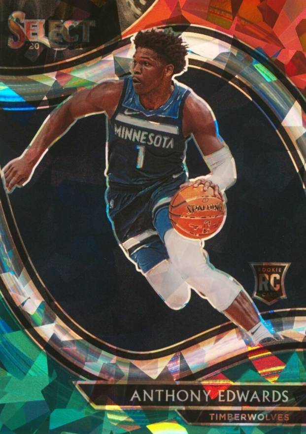 2020 Panini Select Anthony Edwards #300 Basketball Card