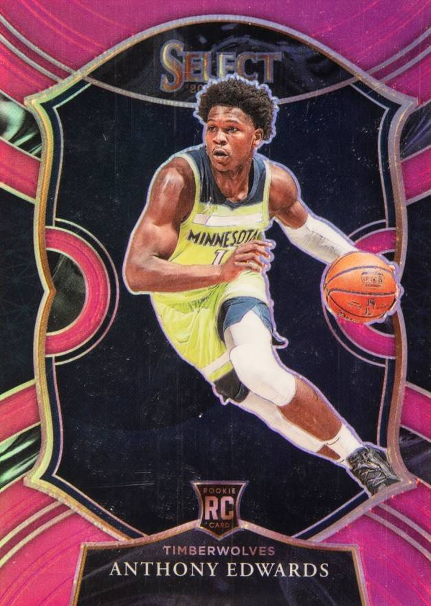 2020 Panini Select Anthony Edwards #61 Basketball Card