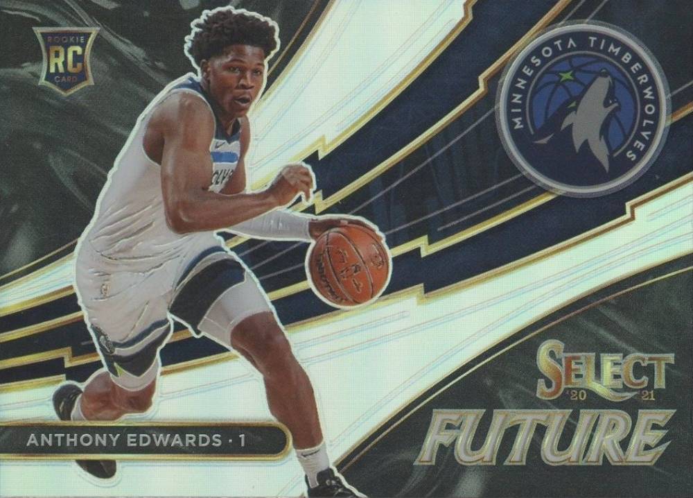 2020 Panini Select Select Future Anthony Edwards #30 Basketball Card