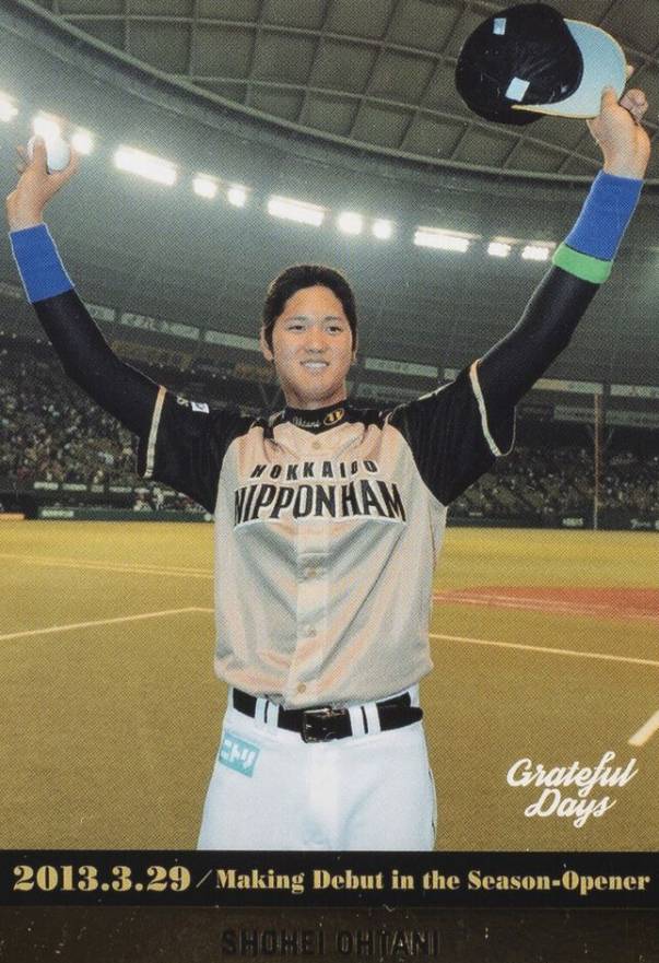 2018 BBM Grateful Days Shohei Ohtani #02 Baseball Card