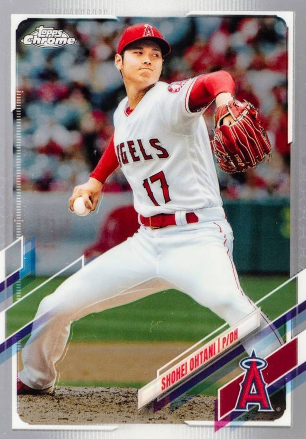 2021 Topps Chrome Shohei Ohtani #159 Baseball Card