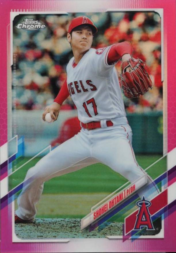 2021 Topps Chrome Shohei Ohtani #159 Baseball Card