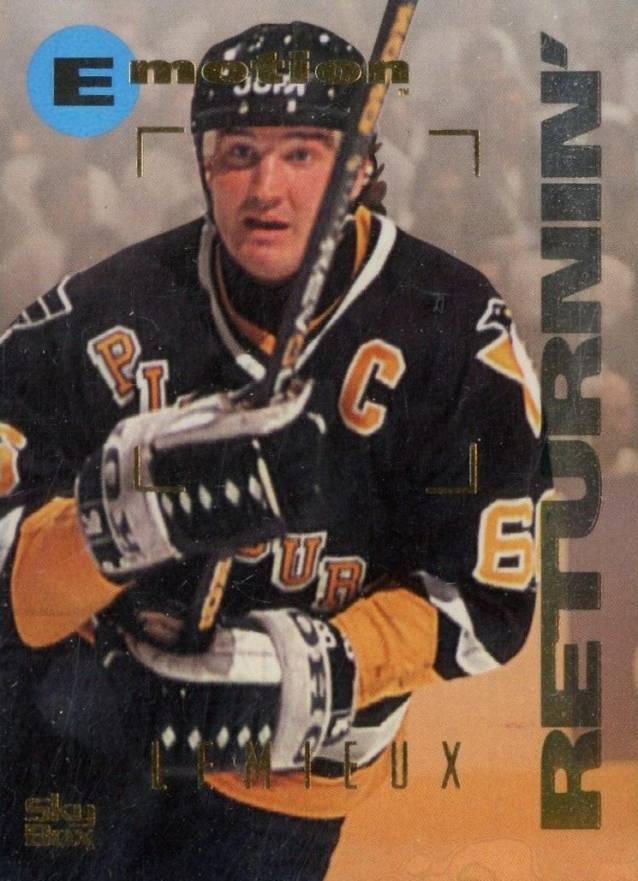 1995 Emotion Mario Lemieux #138 Hockey Card