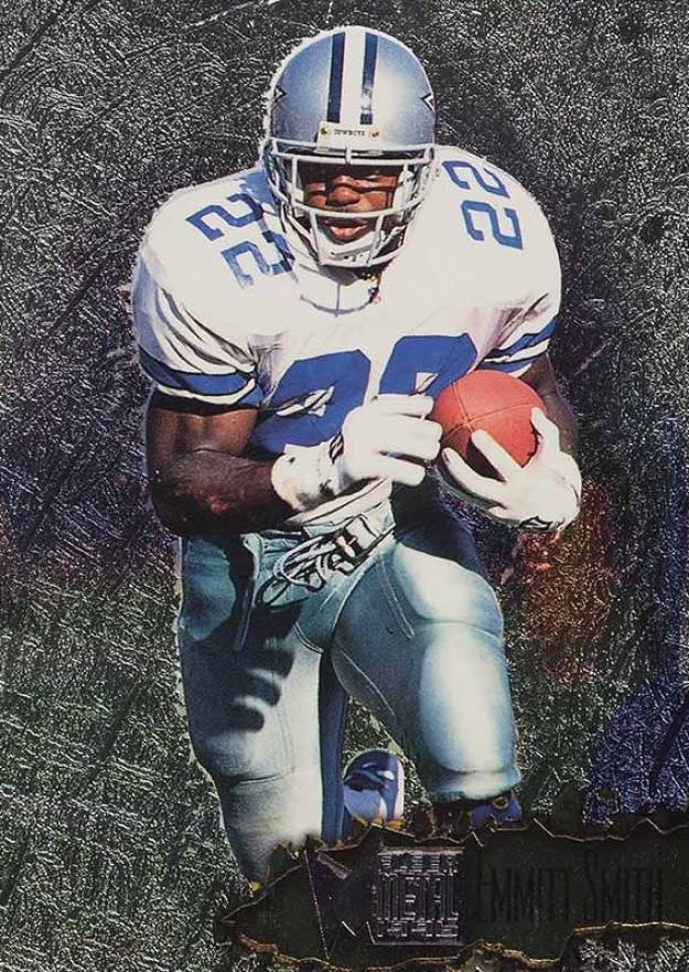 1996 Metal Emmitt Smith #33 Football Card