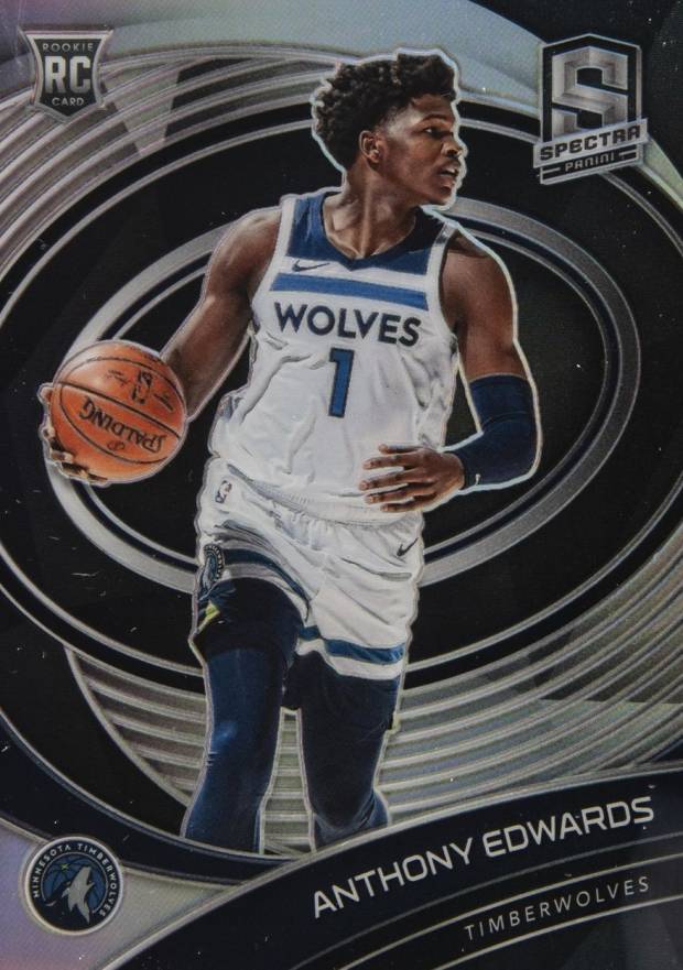 2020 Panini Spectra Anthony Edwards #101 Basketball Card