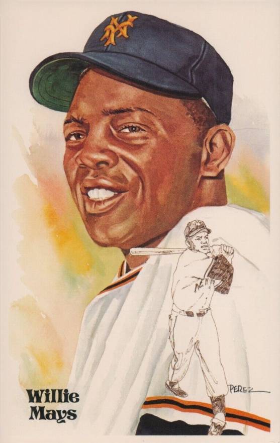 1981 Perez-Steele HOF Postcard Willie Mays #168 Baseball Card