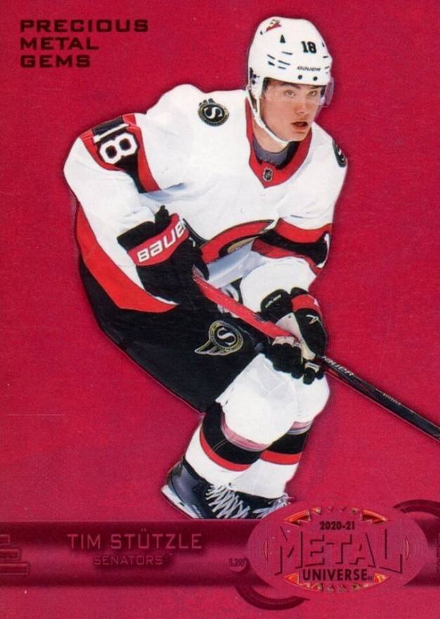 2020 Skybox Metal Universe 1997-98 Retro Tim Stutzle #R-49 Hockey Card