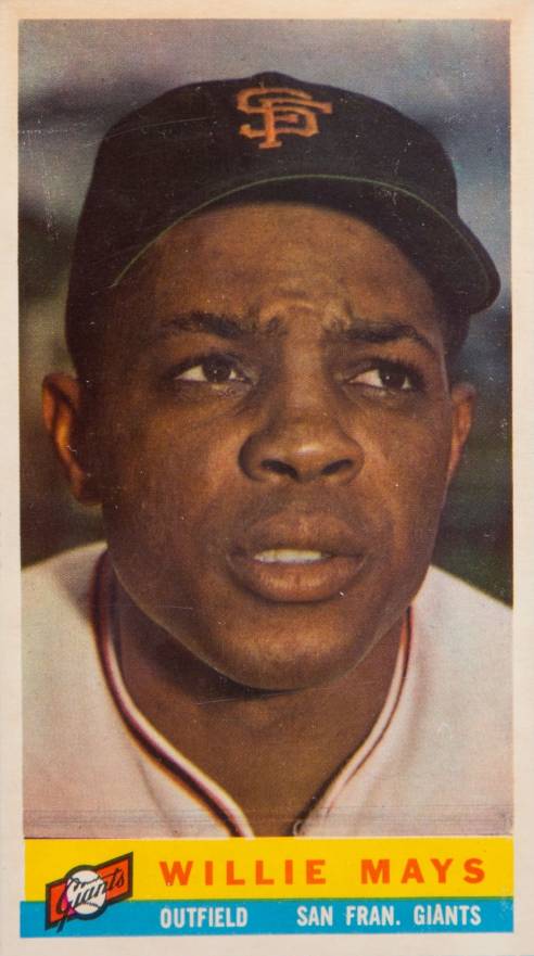 1959 Bazooka Hand Cut Willie Mays # Baseball Card