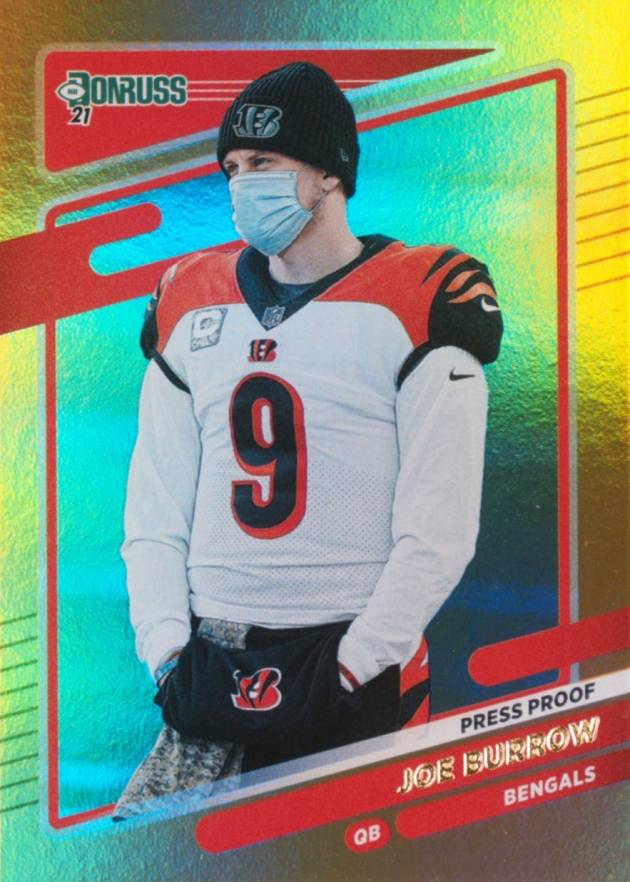 2021 Panini Donruss Joe Burrow #211 Football Card