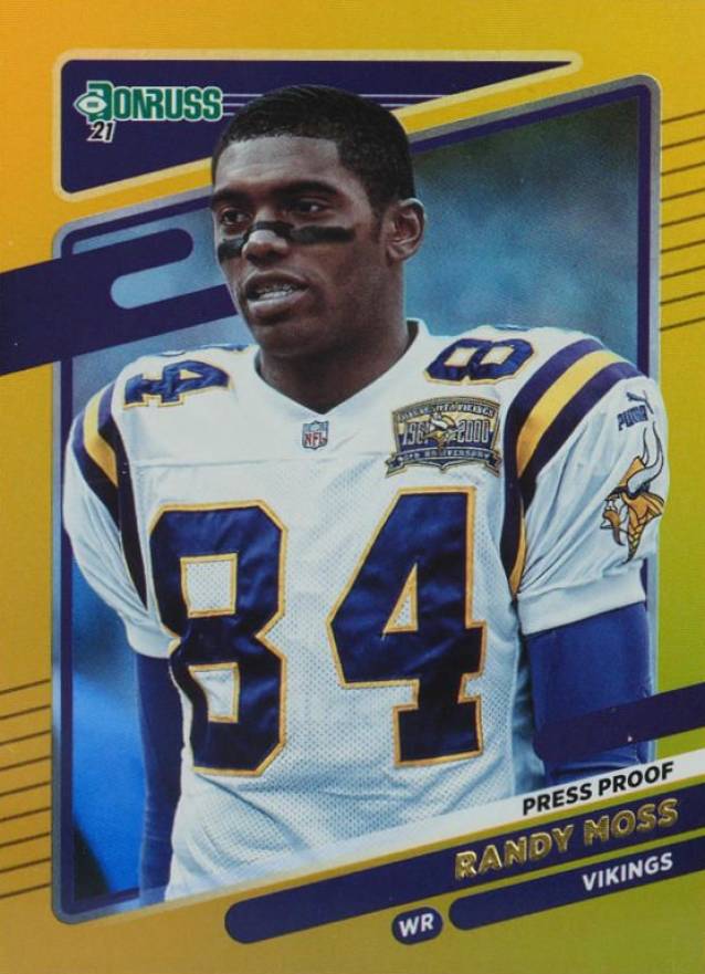 2021 Panini Donruss Randy Moss #128 Football Card