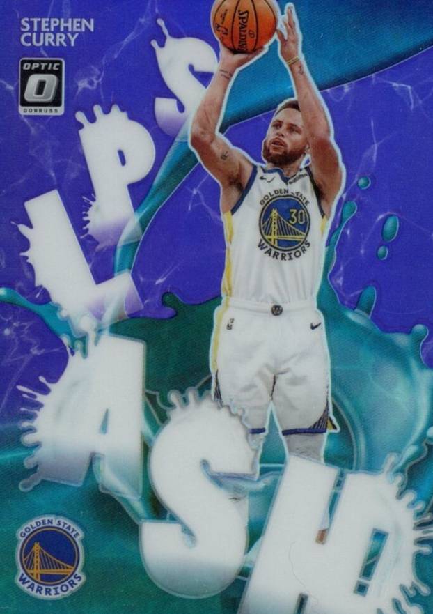 2020 Panini Donruss Optic Splash! Stephen Curry #3 Basketball Card