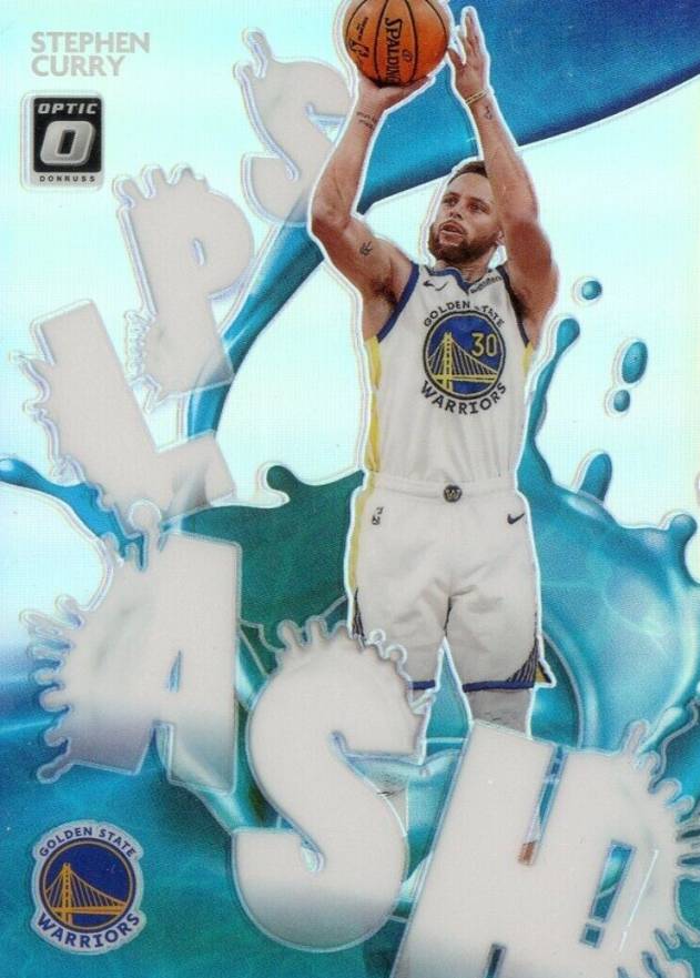 2020 Panini Donruss Optic Splash! Stephen Curry #3 Basketball Card