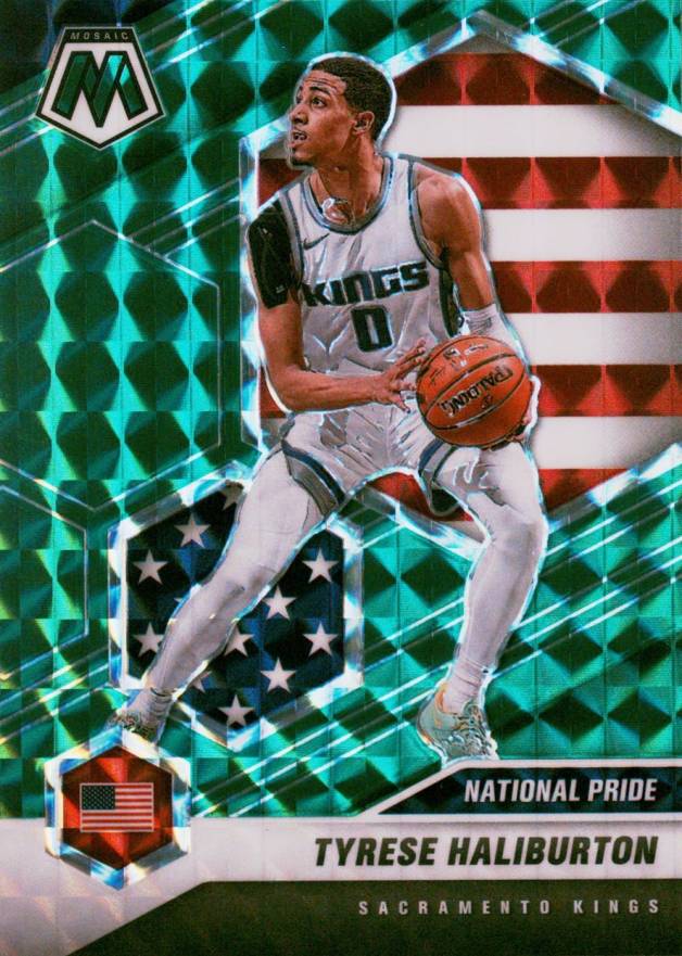 2020  Panini Mosaic Tyrese Haliburton #258 Basketball Card