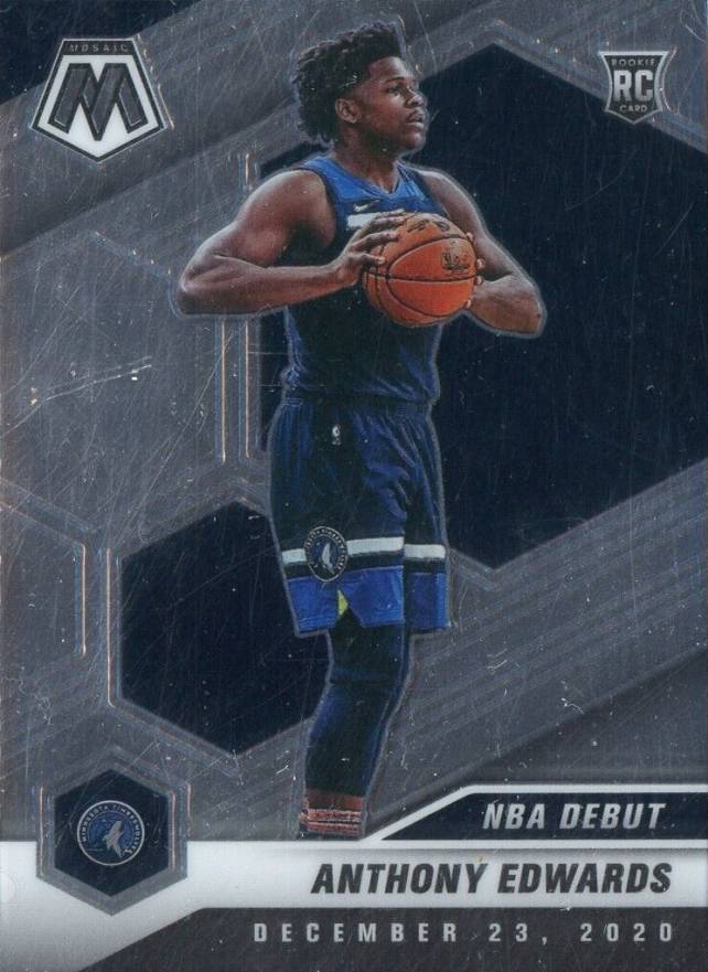 2020  Panini Mosaic Anthony Edwards #261 Basketball Card