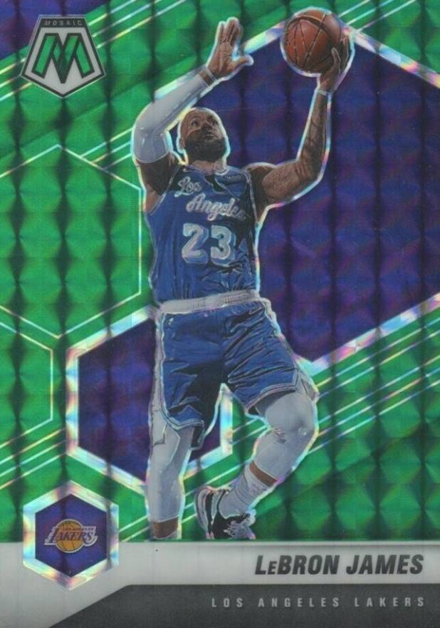 2020  Panini Mosaic LeBron James #81 Basketball Card