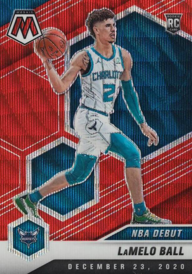 2020  Panini Mosaic LaMelo Ball #262 Basketball Card