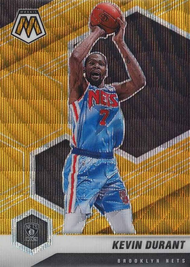 2020  Panini Mosaic Kevin Durant #7 Basketball Card